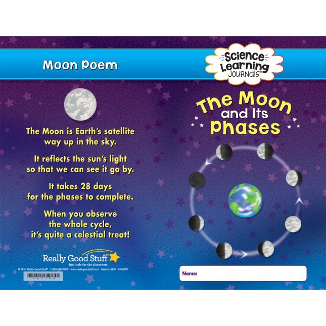 Science Learning Journals™ - The Moon And Its Phases - 24 journals