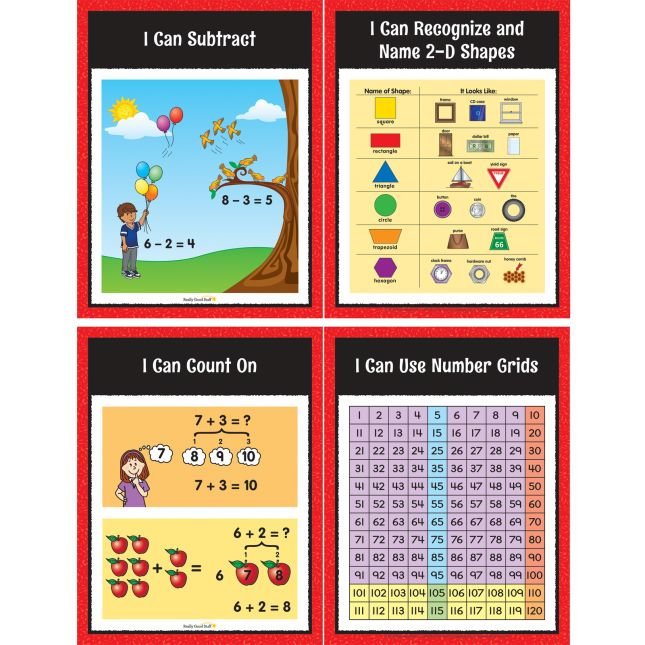 Math Center Work Office Cards - Grade K - 30 cards