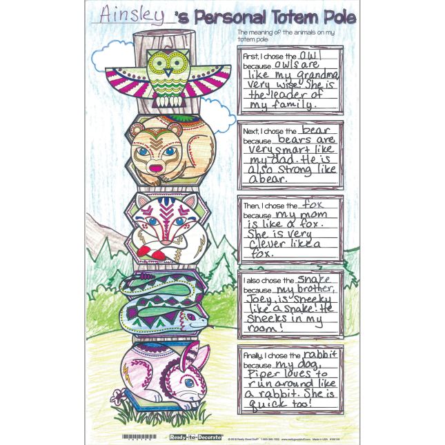 Ready-To-Decorate® Totem Pole Posters - 24 posters