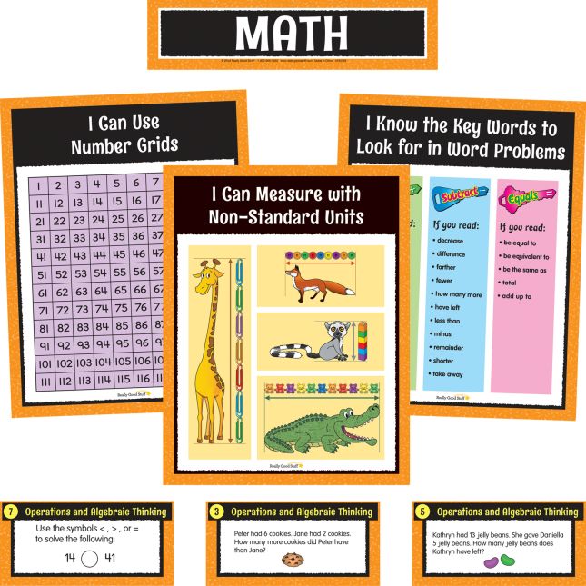 Math Center Work Office Cards - Grade 2 - 30 cards