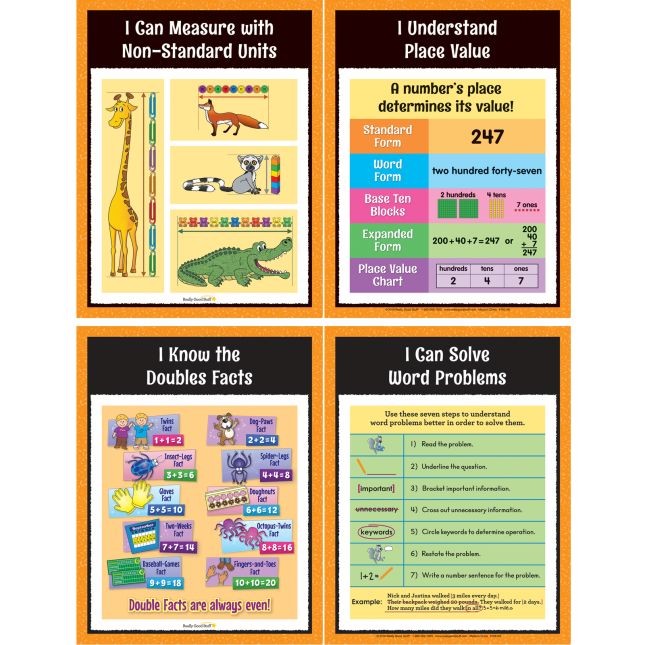 Math Center Work Office Cards - Grade 2 - 30 cards