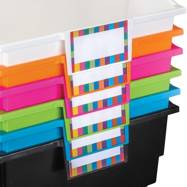 Really Good Stuff® Picture Book Bins - Neon Pop - Set of 6