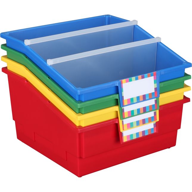 Really Good Stuff® Picture Book Library Bins with