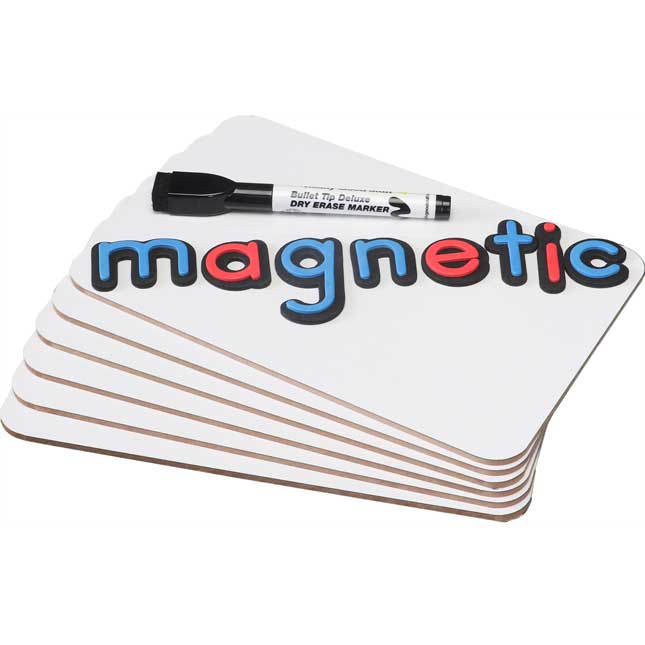 9" X 6" Mini Magnetic Dry Erase Boards - Set Of 6