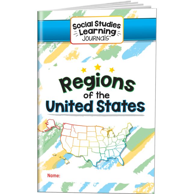 Social Studies Learning Journals™ - Regions Of The United States - 24 journals_0