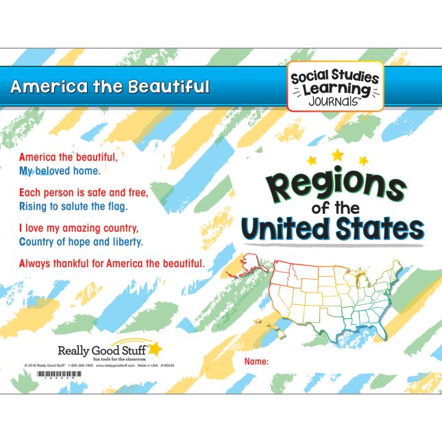 Social Studies Learning Journals™ - Regions Of The United States - 24 journals_2