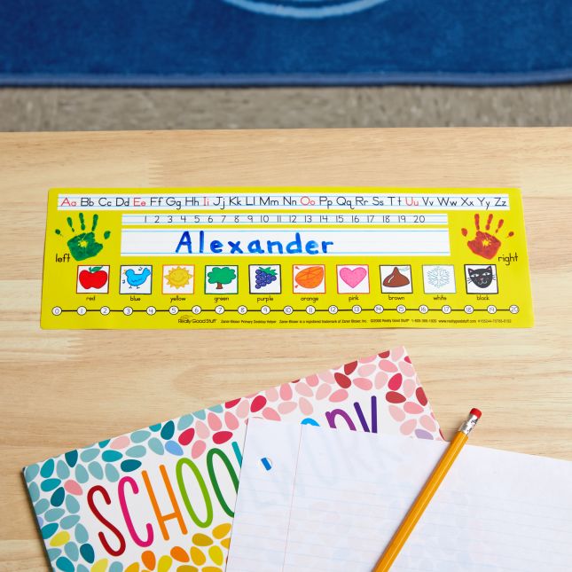 Zaner-Bloser Print Self-Adhesive Vinyl Desktop Helpers™ - Set Of 24