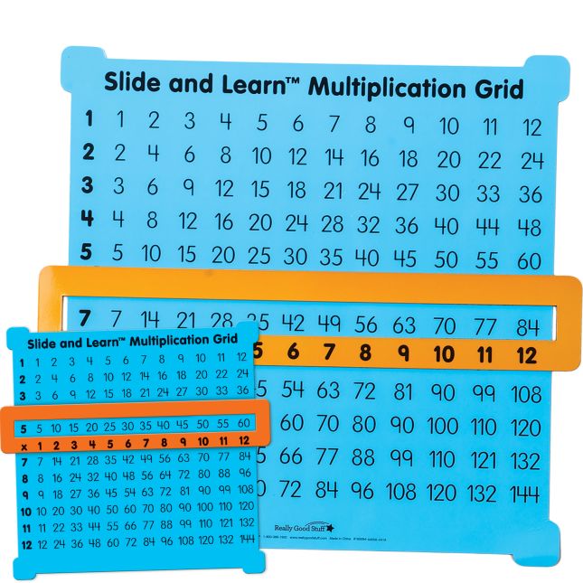 Teacher And Students Multiplication Grid Kit - 13 grids