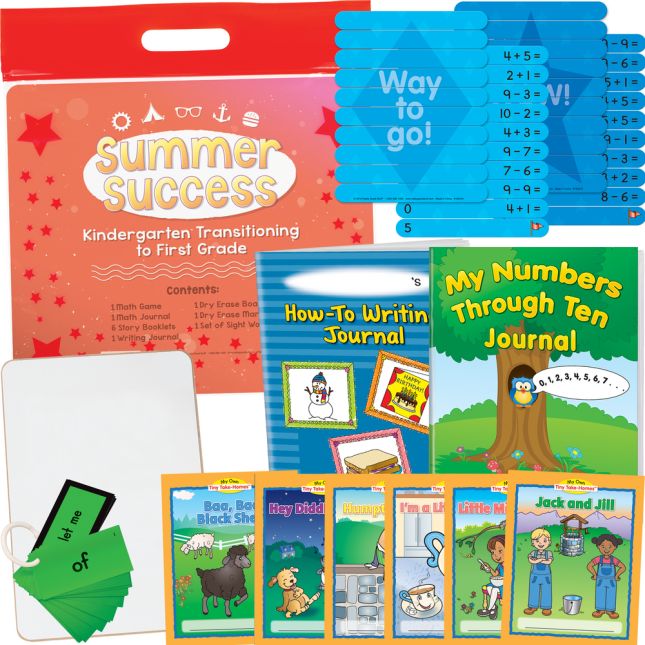 Summer Success Kit Kindergarten Transitioning To First Grade - 