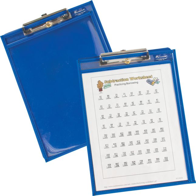 Write Again Re-Markable™ Clipboard Sleeves And Clipboards - Set Of 6