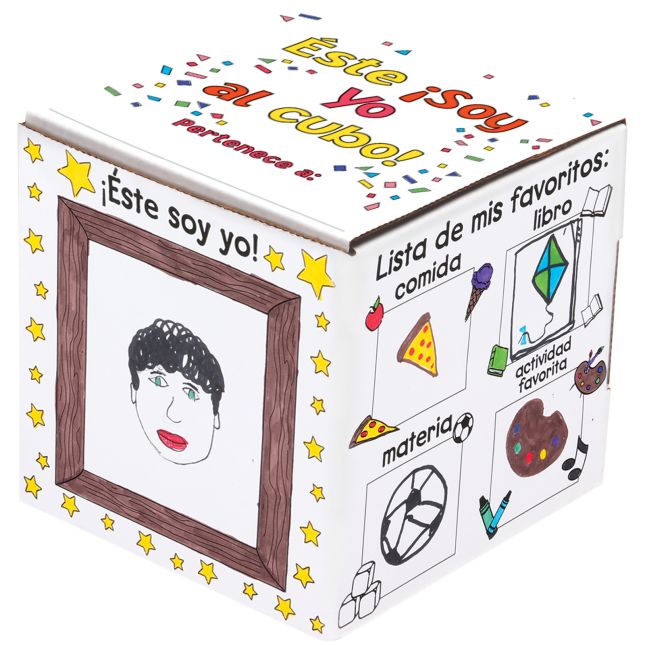 Ready-To-Decorate® ¡Soy Yo... al Cubo! (Spanish My "Me" Cube Set)