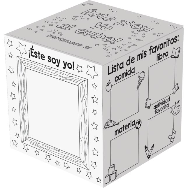 Ready-To-Decorate® ¡Soy Yo... al Cubo! (Spanish My "Me" Cube Set)