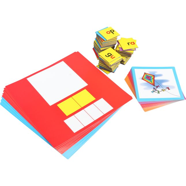 Construcción de palabras Tapetes y tarjetas (Spanish Word Building Mats And Cards) - 1 multi-item kit_2