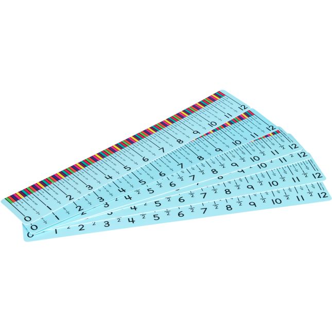 6 Shatterproof Pocket Ruler-Clear