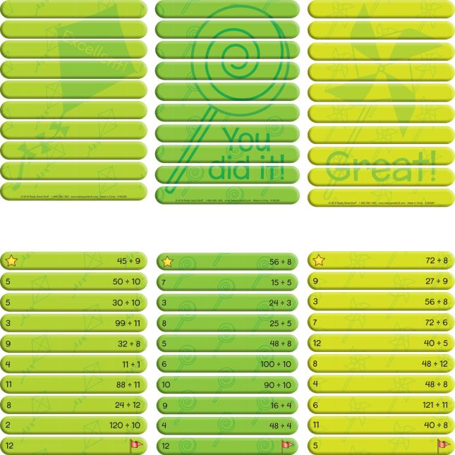 Math Activity Sticks - Division