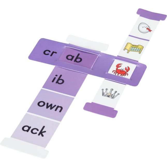 Word Building Sliders: Blends and Digraphs - 27 sliders