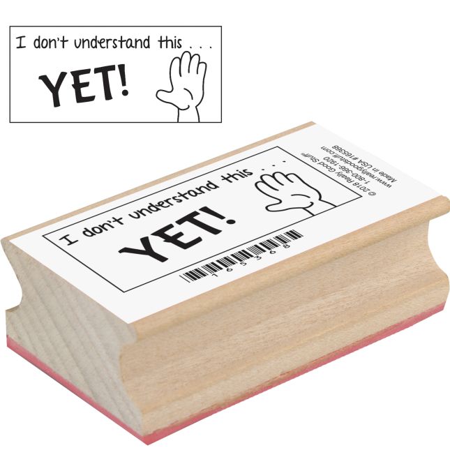 The Power Of Yet! Self-Assessment Stamps - 3 stamps