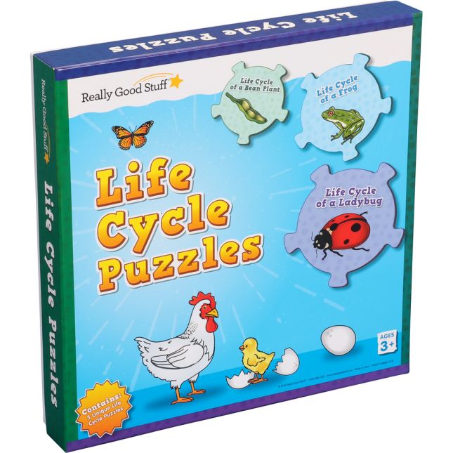 Really Good Stuff® Life Cycle Puzzles - 5