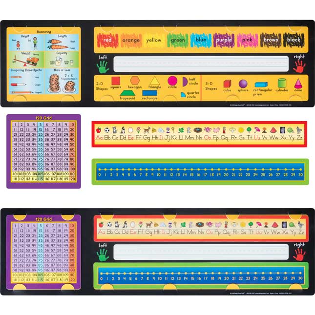 Removable School Tools Self-Adhesive Desktop Helpers™ - Primary - 24 Helpers