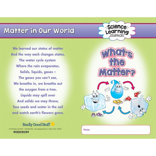 Science Learning Journals™ - What's The Matter? - 24 journals