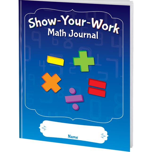 Really Good Stuff® Show-Your-Work Math Journals - 12 journals