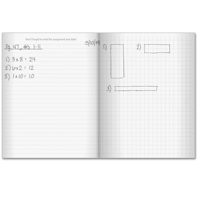 Show-Your-Work Math Journals - 12 journals