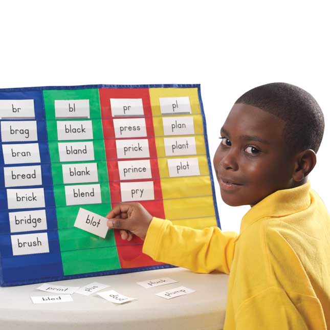 4-Column Desktop Pocket Chart™, Stand and Magnetic Board