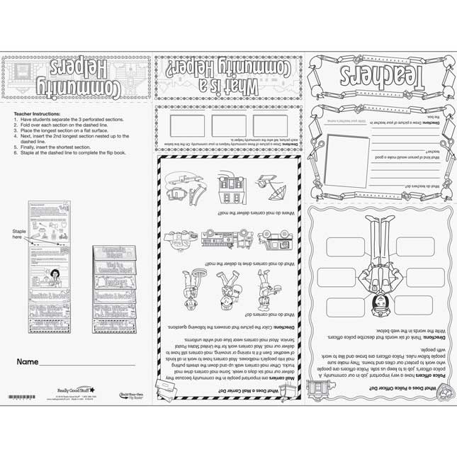 Build-Your-Own Flip Book™ - Community Helpers