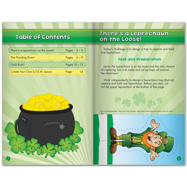 STEM Learning Journals™ - Leprechaun S.T.E.M. Challenge - 24 journals