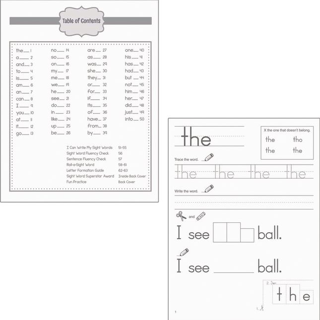 My Sight Word Journals - Words 1-50 - 12 journals_3