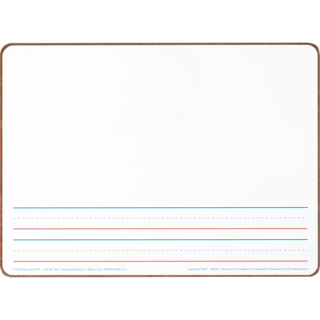 Write Again® Two-Sided Non-Magnetic Draw And Write Dry Erase Boards