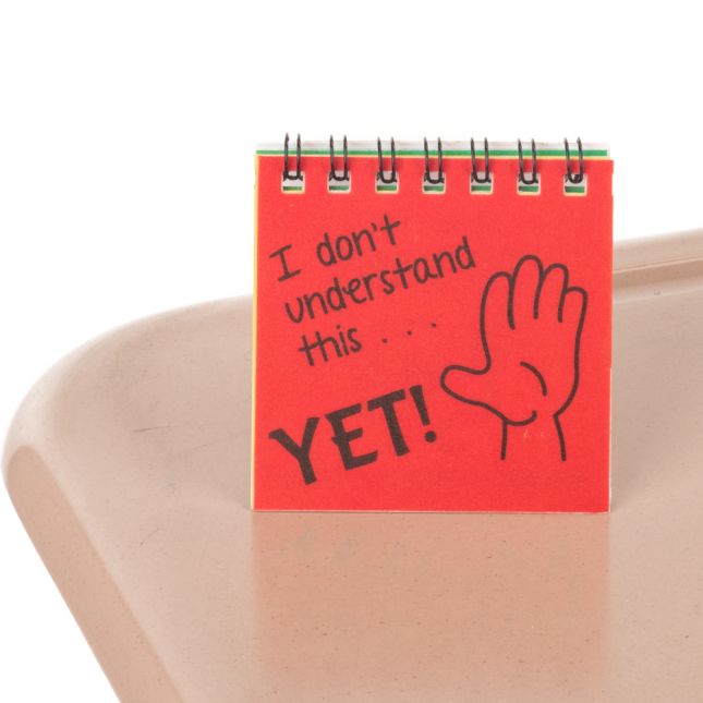 Really Good Stuff® The Power Of Yet! Mini Flip Charts - 12 mini flip charts