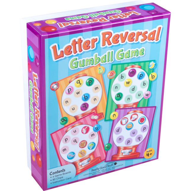 Really Good Stuff® Letter Reversal Gumball Game - 1 game