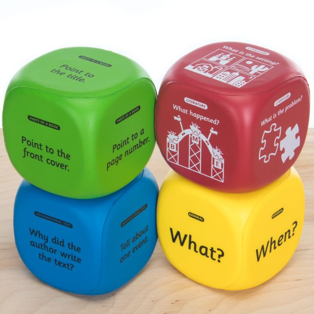 Primary Comprehension Cubes - 4 cubes_0