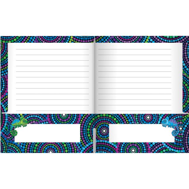 Chameleon Classwork Folders - 12 folders