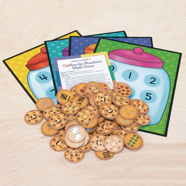 Really Good Stuff® Cookie Jar Numbers Math Game - 1 game