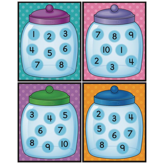 Really Good Stuff® Cookie Jar Numbers Math Game - 1 game