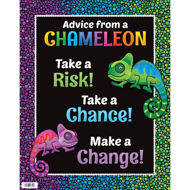 Chameleon Colorful World Poster - 1 poster