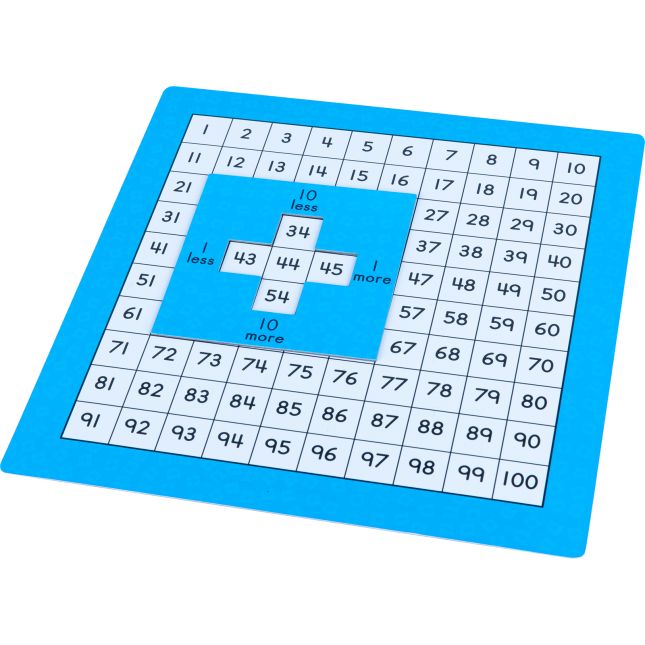 Really Good Stuff® Magnetic Hundred Grid Activity – Set Of 6