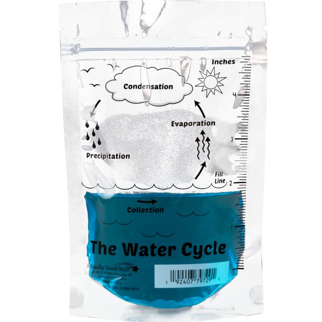 The Water Cycle Baggies - 24 plastic bags