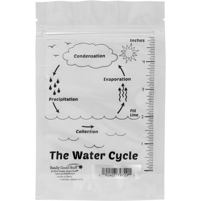 The Water Cycle Baggies - 24 plastic bags