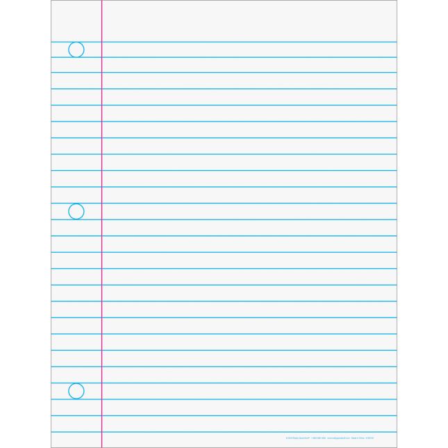 Magnetic Jumbo Dry Erase Lined Paper Charts