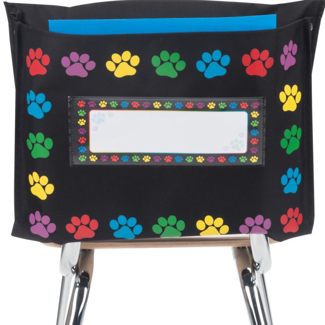 Paw Prints Border Store More® Deep-Pocket Chair Pockets