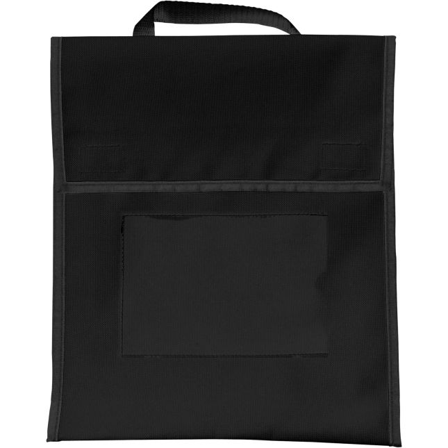 Store More® Book Pouches And Labels - Black - Set Of 12