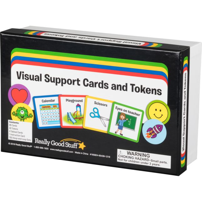 Really Good Stuff® Visual Support Folder And Cards