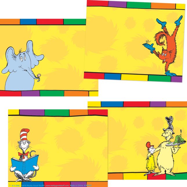 Dr Seuss Name s 40 Labels