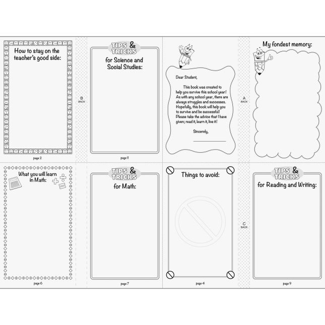 Really Good Stuff® Ready-To-Decorate Book Reports - 24 booklets