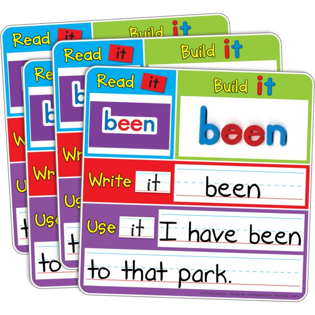 Magnetic Read, Build, And Write 4-Student Kit -