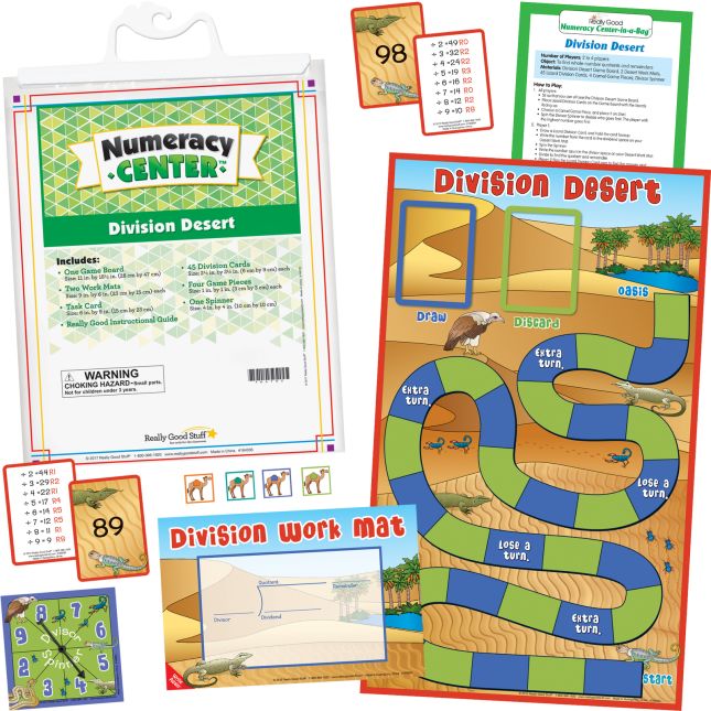 Really Good Stuff® Numeracy Centers™ - Grades 3-5 - 6 numeracy centers