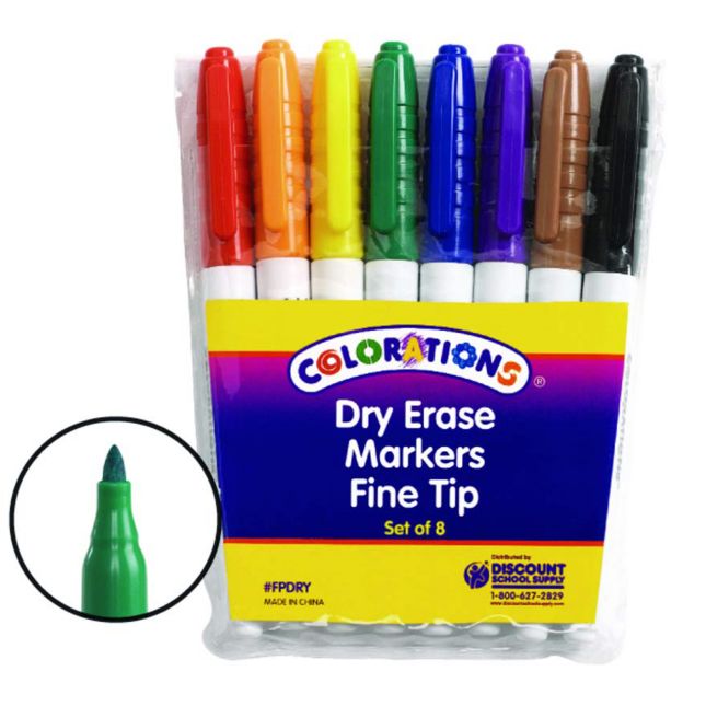 Behavior Management Flip Chart With Rainbow Markers - Primary - 1 flip chart, 8 markers